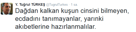 Tuğrul Türkeş: Ecdadını tanımayanlar...