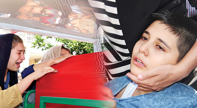 PKK pusu kurup şehit etmişti...Dualarla uğurladık