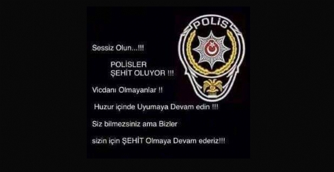 Şehit polisin son paylaşımı yürekleri dağladı