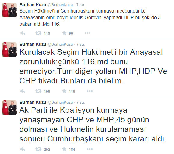 Burhan Kuzu: 'Erdoğan seçim kararı aldı'