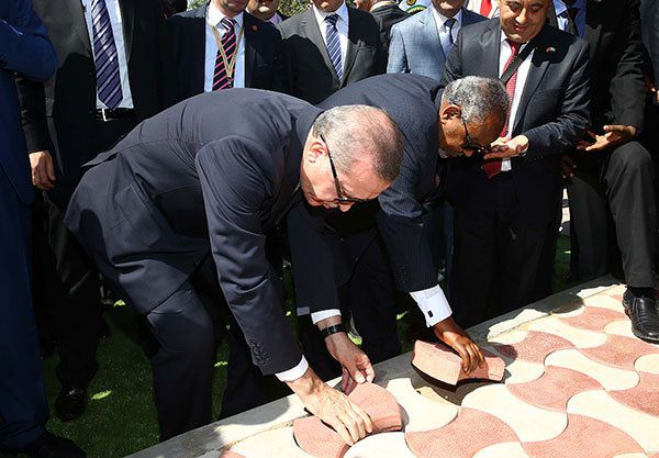 Erdoğan Cibuti'de yoğun ilgi