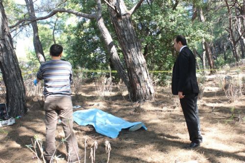 Kayıp oğlunun ormanda asılı cesedini gören anne tabuta girdi!