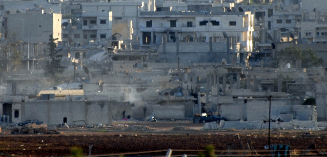 Kobani'deki savaşın en net görüntüleri