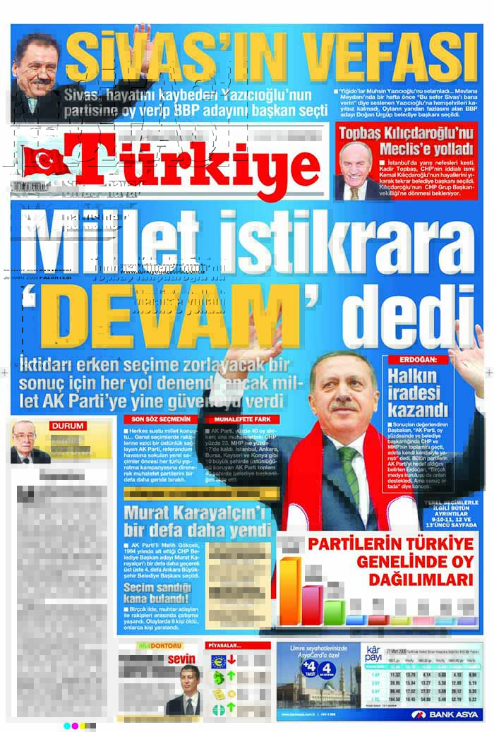 Erdoğan'ı özetleyen 8 manşet