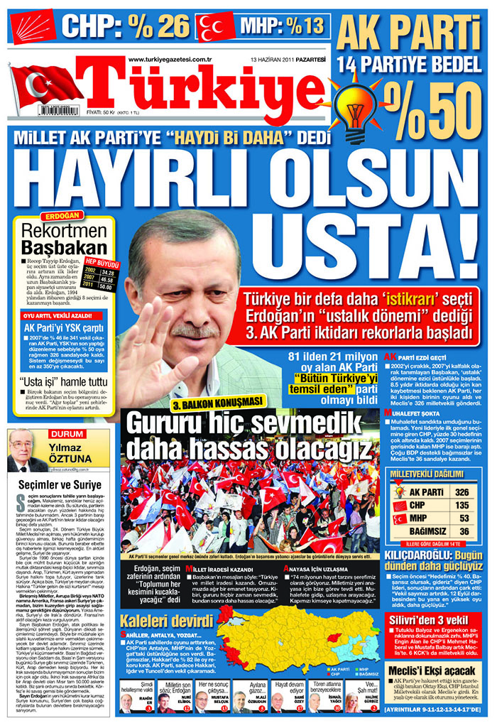 Erdoğan'ı özetleyen 8 manşet