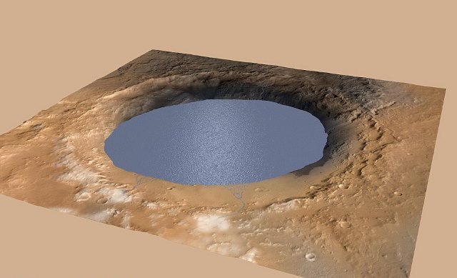 Mars'ta göl bulundu!