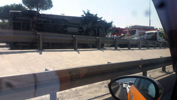 Zeytinburnu sahil yolunda zincirleme kaza, 1 ölü var