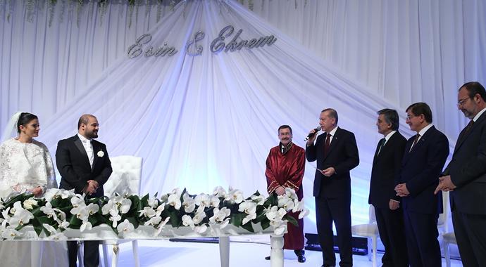 Devletin zirvesi bu düğünde buluştu