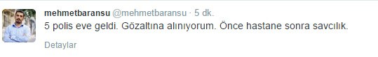 Mehmet Baransu gözaltına alındı