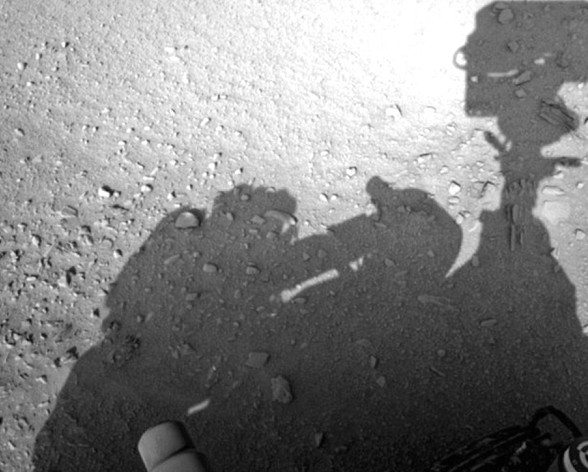 Mars'taki gölge adam tartışması