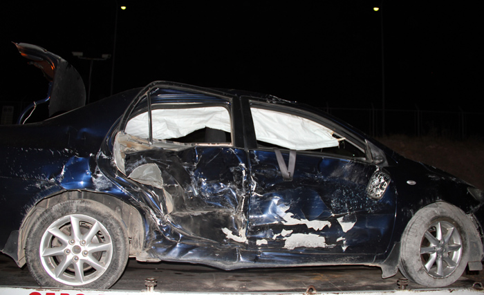 Trafik kazası geçiren Sebahat Tuncel'in kolu kırıldı