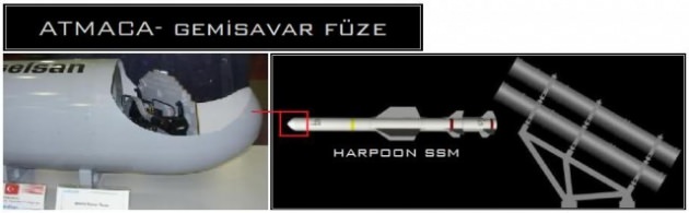 Milli Gemisavar Füzesi 'ATMACA' yolda