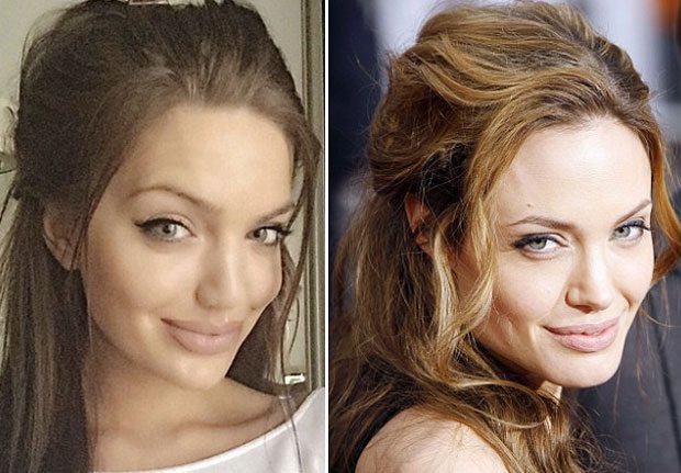 Chelsea Marr, Angelina Jolie'ye ikizi kadar benziyor