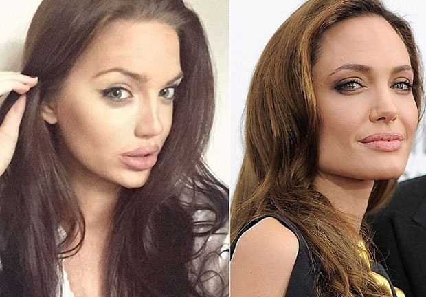Chelsea Marr, Angelina Jolie'ye ikizi kadar benziyor