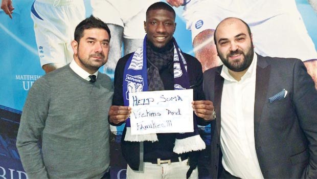 Fransız futbolcu Guy Moussi transfer parasını Soma'ya verdi