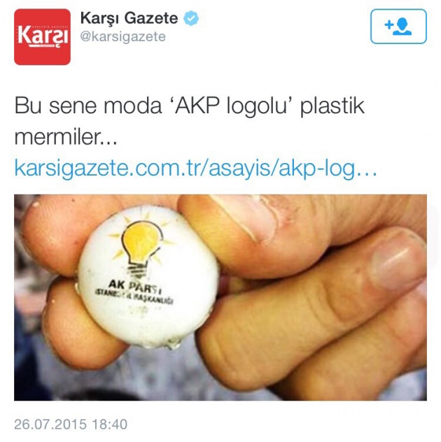 AK Parti logolu 'plastik mermi' bakın ne çıktı