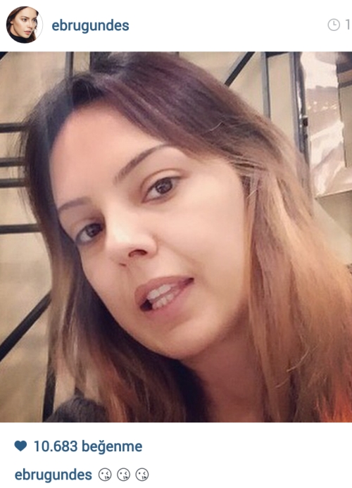 Makyajsız Ebru Gündeş