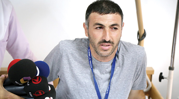 'Üzerimize beton yağdı'