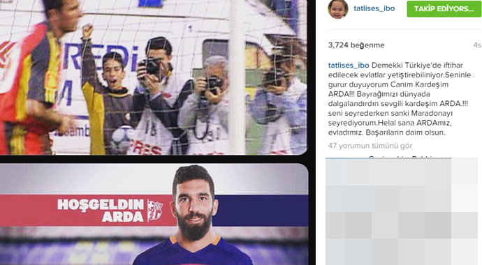 İbrahim Tatlıses'ten Arda Turan yorumu