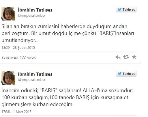 İbrahim Tatlıses 200 tane kurban kesecek