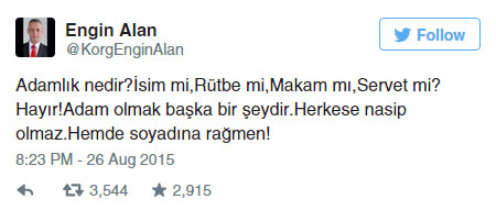 Türkeş'i topa tuttu!