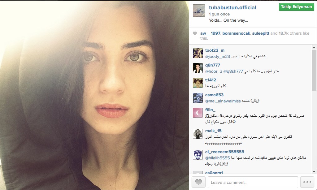 İşte makyajsız Tuba Büyüküstün