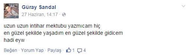 Askerden izne geldi, Facebook'a bunu yazdı öldü!