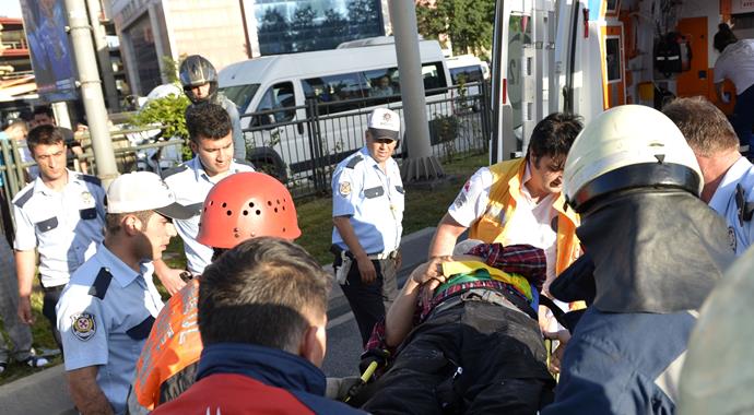 Sarıyer'de feci kaza!