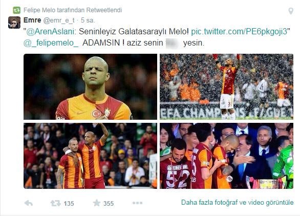 Felipe Melo'nun başı dertte!