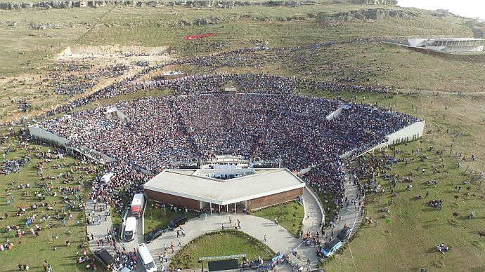 Türkiye'nin en büyük parkında aynı anda 50 bin kişi yürüdü