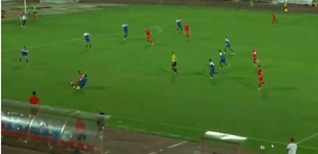 Bulgar taraftarlar İsrail takımını kovaladı