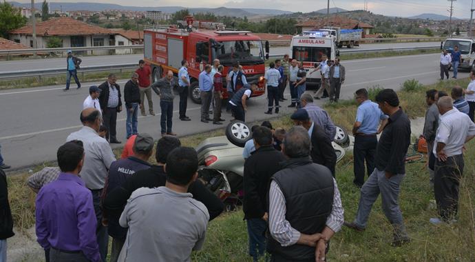 Sungurlu'da feci kaza: 6 yaralı
