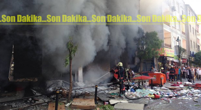 İstanbul'da patlama! İŞTE İLK GÖRÜNTÜLER
