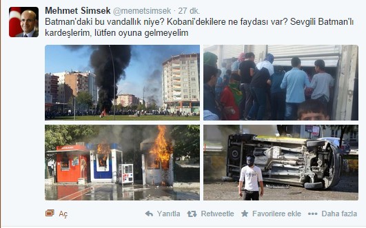 Mehmet Şimşek eylemlere sert çıktı: Bu vandallık niye?