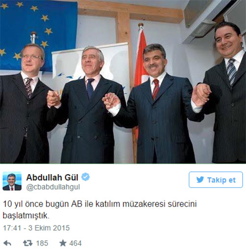 Abdullah Gül: 10 yıl önce bugün...