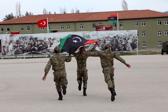 Libyalı askerler Türkiye'deki eğitimlerini tamamladı