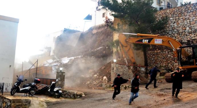 Bodrum'da faciadan dönüldü