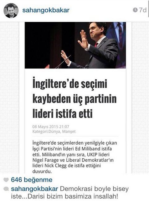 Muhalefete istifa göndermesi!