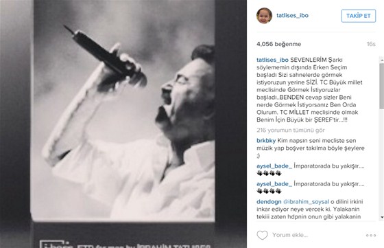 İbrahim Tatlıses: Meclis'te olmak benim için büyük şeref