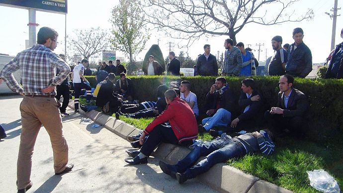 İşçi midibüsü ile minibüs çarpıştı: 29 Yaralı