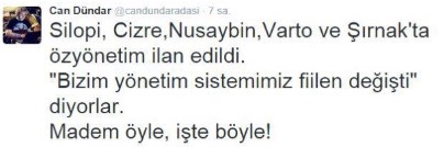 Can Dündar'dan PKK'nın özyönetim ilanına destek