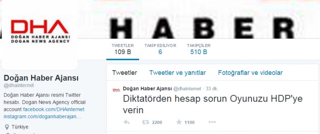 Skandal tweet sonrası DHA'dan 'hacklendik' açıklaması