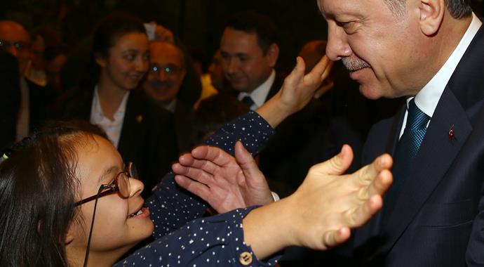 Cumhurbaşkanı Erdoğan zihinsel engelli Neslihan'ı kırmadı