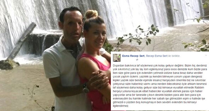 Recep Sert'in eşi isyan etti