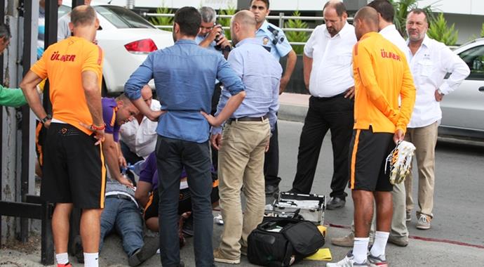 G.Saray tesislerinde korkunç kaza!