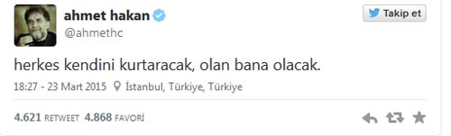 Ahmet Hakan'dan ilginç 'Arınç' yorumu