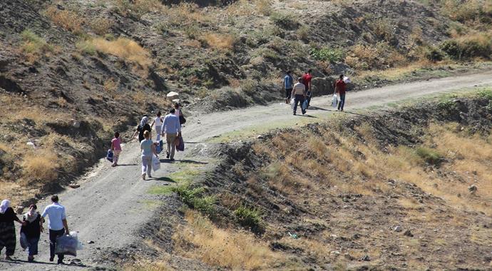 Hakkari'de panik anları!
