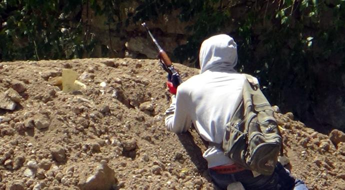 Hakkari'de panik anları!