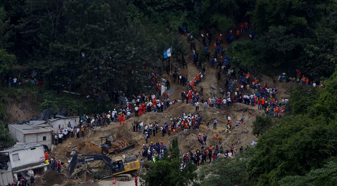 Guatemala'daki heyelanda ölü sayısı 86'ya yükseldi