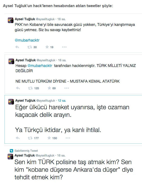 Ülkücülerden Aysel Tuğluk'a kötü sürpriz